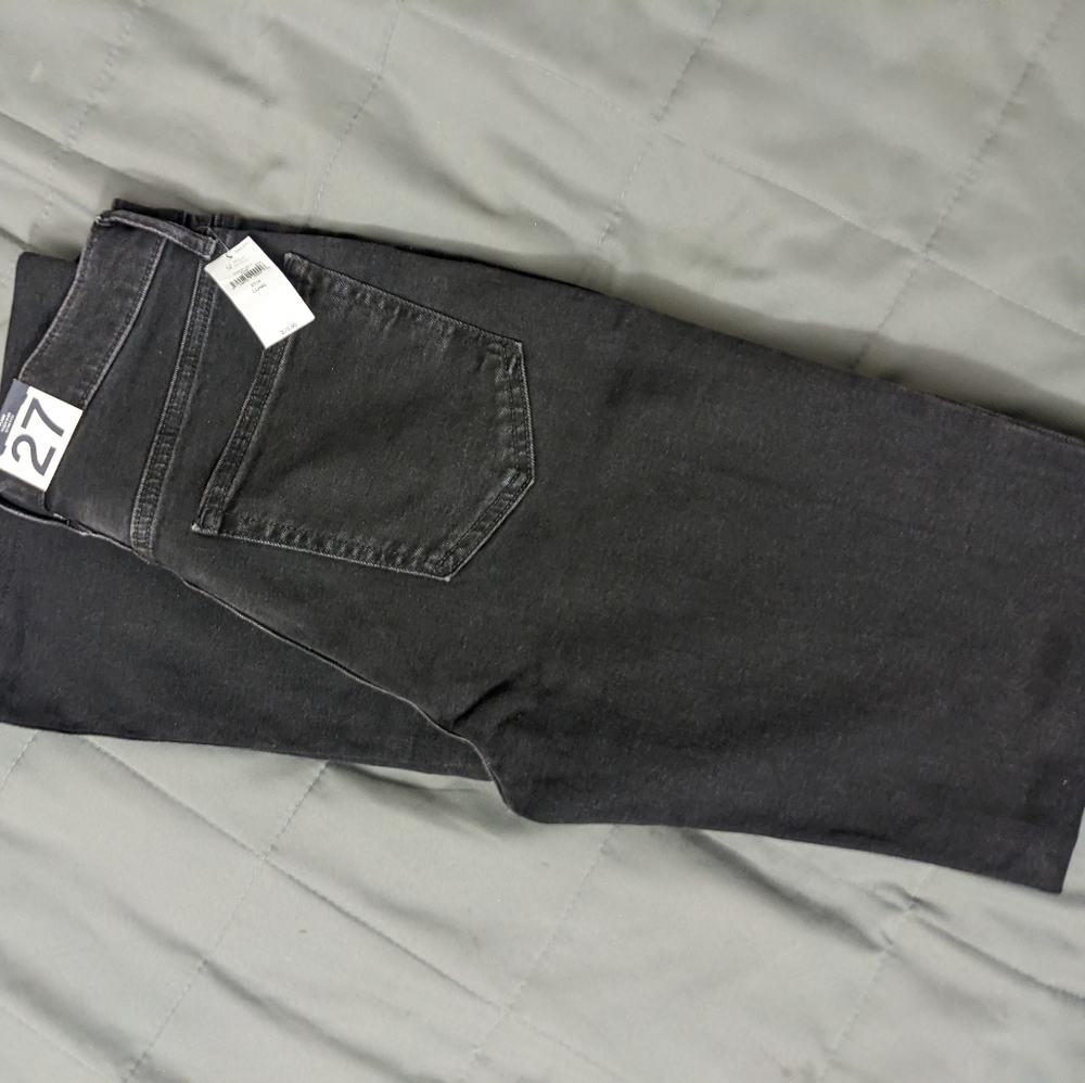 Tall women High Rise '70s Flare Jeans with Wash well 27 Long